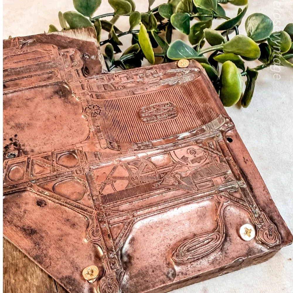 Antique Copper Printing Plate‎